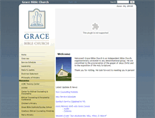Tablet Screenshot of gracebiblegranbury.com